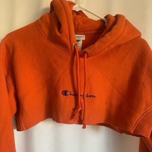 Cropped Champion hoodie